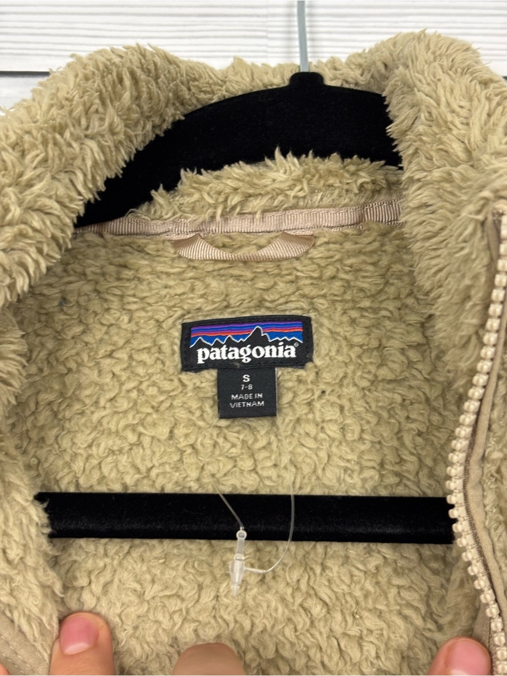 Patagonia Girl’s Los Gatos 1/4 zip fleece pullover size small (7/8) NWOT - Picture 6 of 7